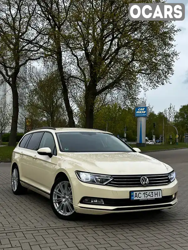 Універсал Volkswagen Passat 2015 2 л. Автомат обл. Волинська, Нововолинськ - Фото 1/21