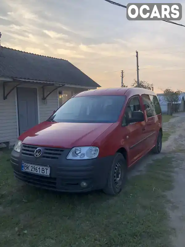 Мінівен Volkswagen Caddy 2008 1.9 л. Ручна / Механіка обл. Рівненська, Сарни - Фото 1/5