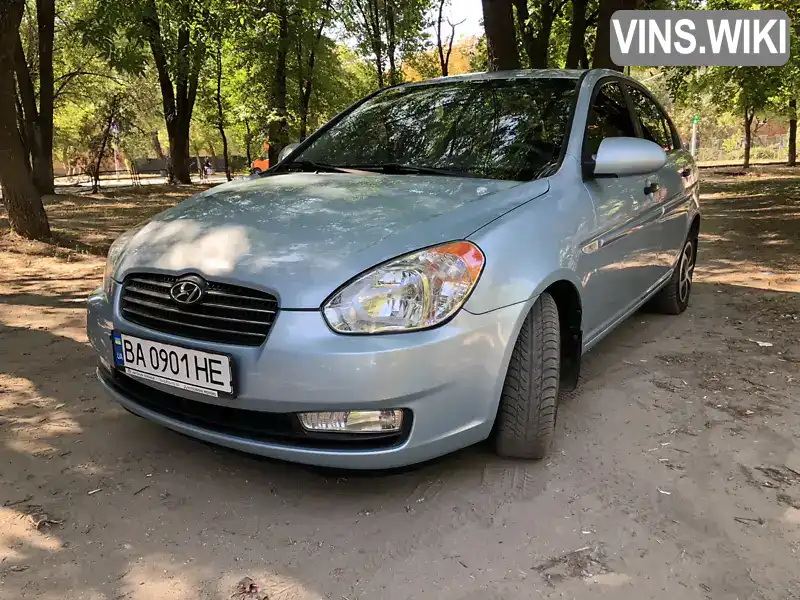 Седан Hyundai Accent 2007 1.4 л. Ручна / Механіка обл. Кіровоградська, Кропивницький (Кіровоград) - Фото 1/21