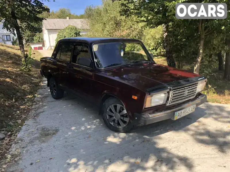 Седан ВАЗ / Lada 2107 2005 1.45 л. Ручна / Механіка обл. Закарпатська, Тячів - Фото 1/8