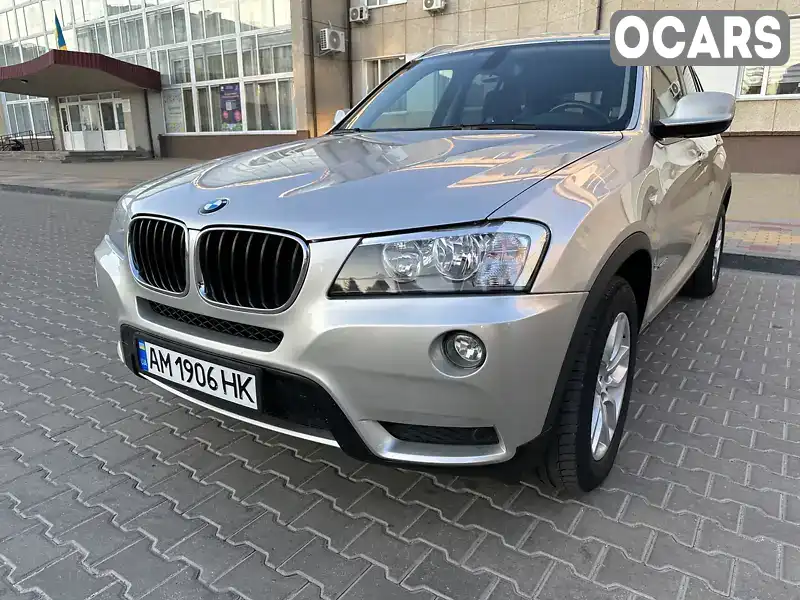 Позашляховик / Кросовер BMW X3 2011 2 л. Автомат обл. Житомирська, Звягель - Фото 1/21