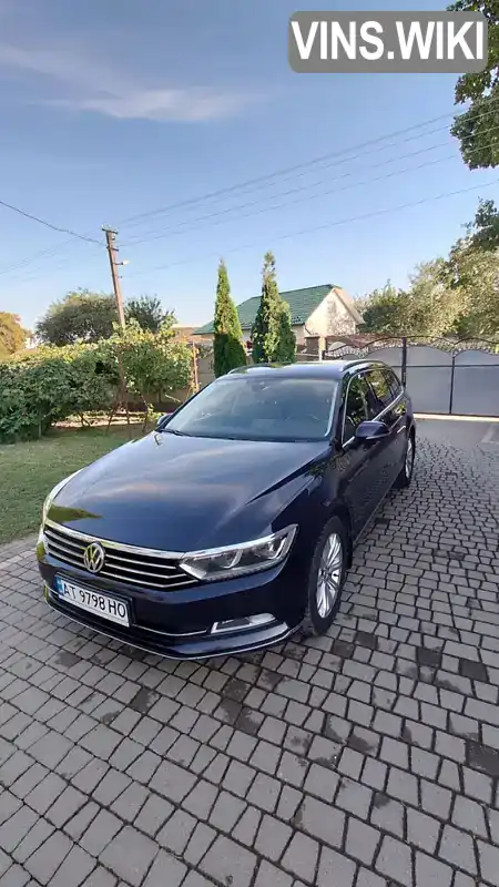 Універсал Volkswagen Passat 2017 2 л. Ручна / Механіка обл. Івано-Франківська, Коломия - Фото 1/21