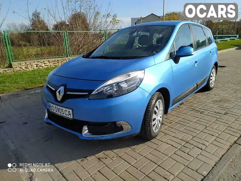 Мінівен Renault Grand Scenic 2012 1.46 л. Ручна / Механіка обл. Тернопільська, Ланівці - Фото 1/6