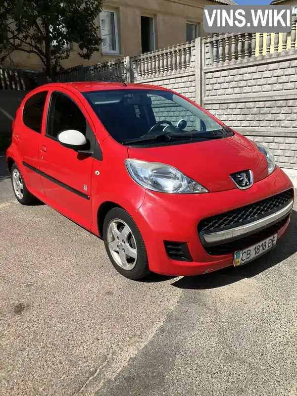 Хетчбек Peugeot 107 2012 1 л. Варіатор обл. Чернігівська, Чернігів - Фото 1/13