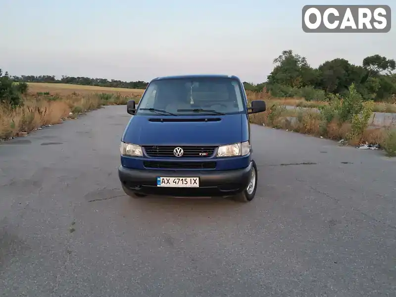 Мінівен Volkswagen Transporter 2001 2.46 л. Ручна / Механіка обл. Дніпропетровська, Дніпро (Дніпропетровськ) - Фото 1/20