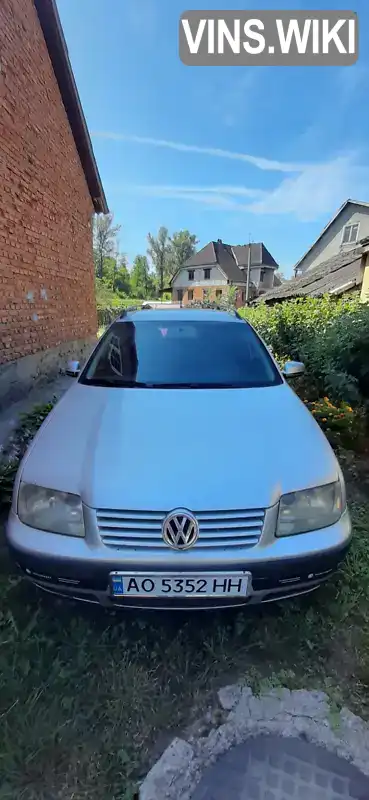 Універсал Volkswagen Bora 2002 1.9 л. Ручна / Механіка обл. Закарпатська, location.city.verkhnie_vodiane - Фото 1/17