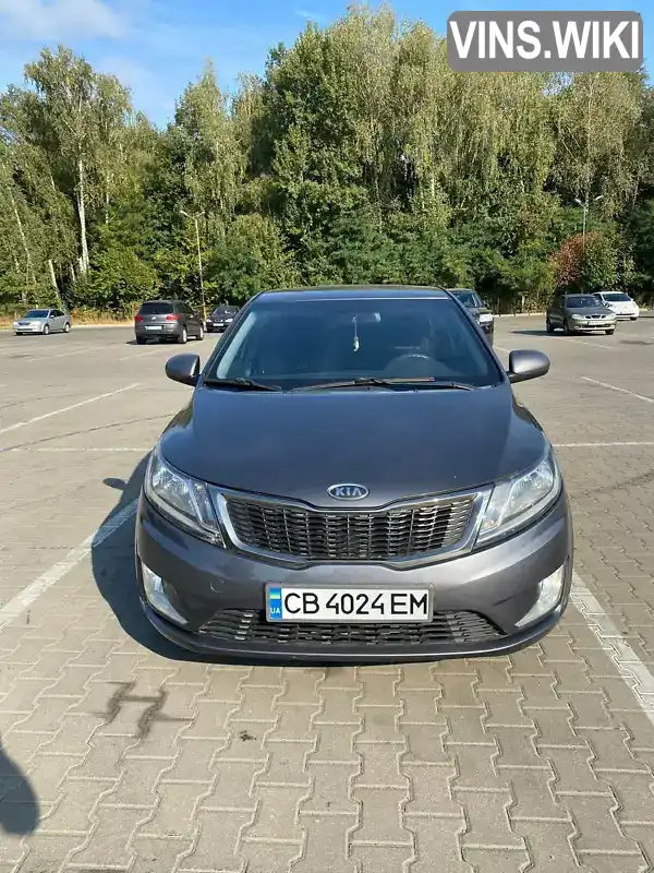 Седан Kia Rio 2011 1.4 л. Ручна / Механіка обл. Чернігівська, Чернігів - Фото 1/12