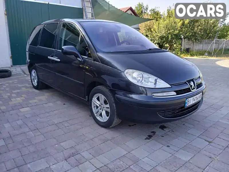 Мінівен Peugeot 807 2006 2 л. Ручна / Механіка обл. Полтавська, Кременчук - Фото 1/17