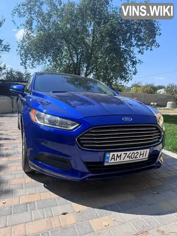 Седан Ford Fusion 2016 2.49 л. Автомат обл. Житомирська, Житомир - Фото 1/19