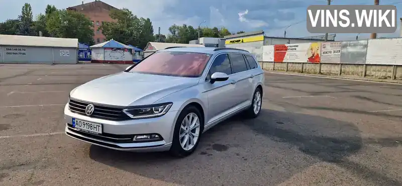 Универсал Volkswagen Passat 2015 2 л. Автомат обл. Закарпатская, Мукачево - Фото 1/21