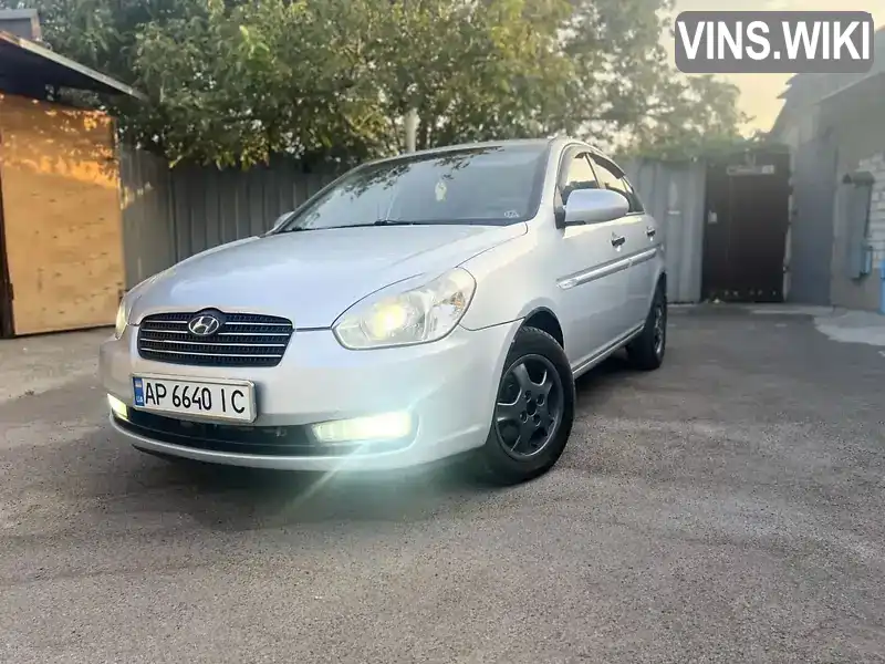 Седан Hyundai Accent 2007 1.4 л. Ручна / Механіка обл. Запорізька, Запоріжжя - Фото 1/9