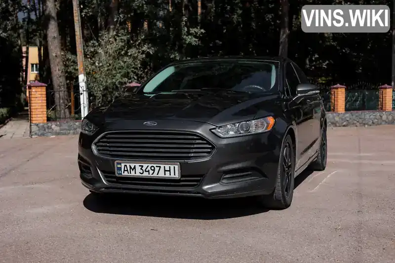 Седан Ford Fusion 2015 2.49 л. Автомат обл. Житомирська, Житомир - Фото 1/21