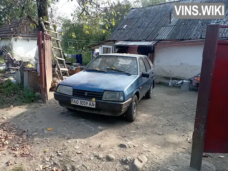 Хетчбек ВАЗ / Lada 2109 1988 1.3 л. Ручна / Механіка обл. Закарпатська, Іршава - Фото 1/7