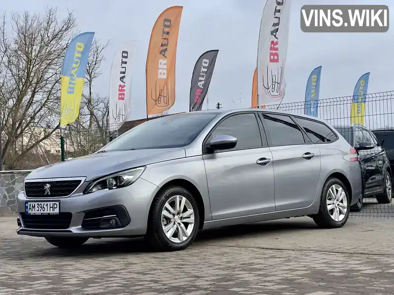 Універсал Peugeot 308 2019 1.5 л. Автомат обл. Житомирська, Бердичів - Фото 1/21