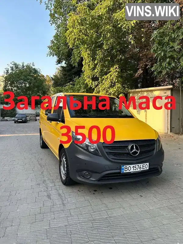 Мінівен Mercedes-Benz Vito 2019 2.14 л. Автомат обл. Тернопільська, Тернопіль - Фото 1/21