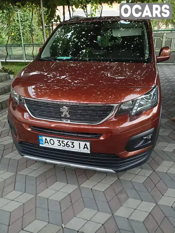 Мінівен Peugeot Rifter 2019 1.5 л. Автомат обл. Закарпатська, Ужгород - Фото 1/11