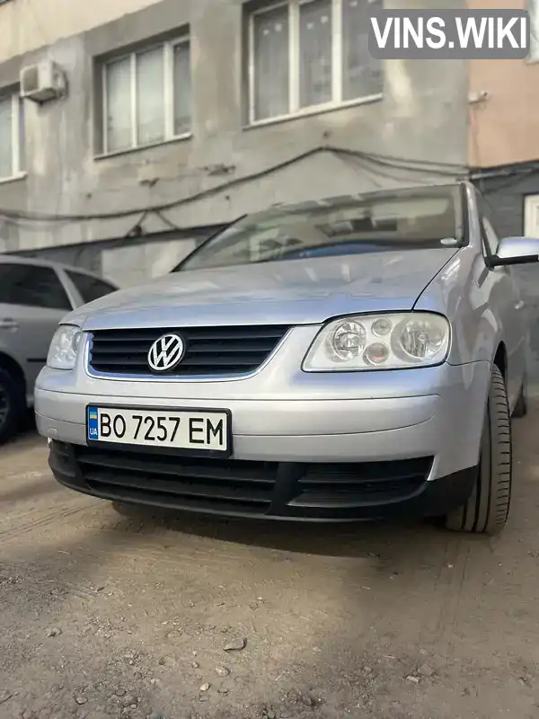 Мінівен Volkswagen Touran 2004 1.97 л. Ручна / Механіка обл. Харківська, Харків - Фото 1/11