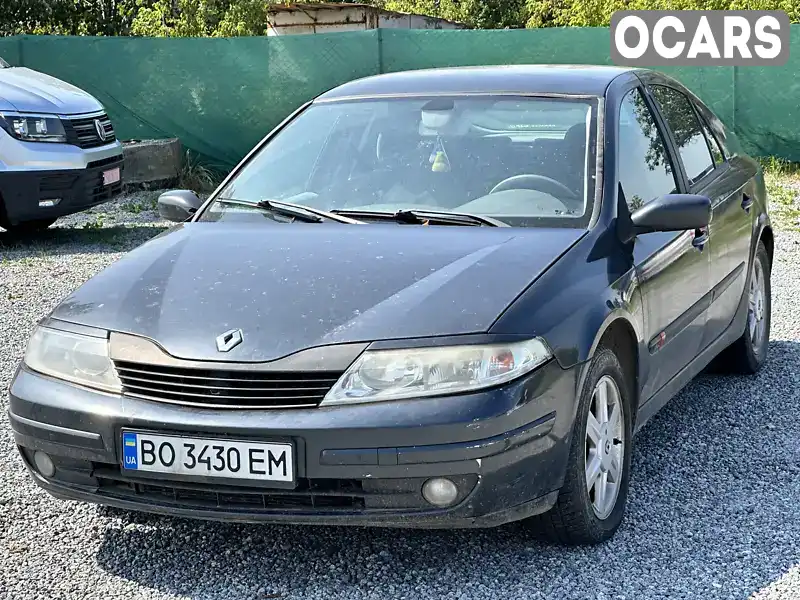 Ліфтбек Renault Laguna 2002 1.9 л. Ручна / Механіка обл. Тернопільська, Тернопіль - Фото 1/14