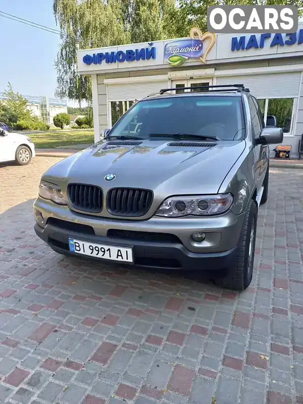 Позашляховик / Кросовер BMW X5 2004 3 л. Автомат обл. Полтавська, Лубни - Фото 1/21