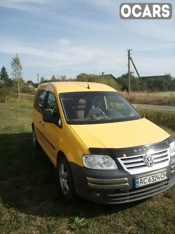 Мінівен Volkswagen Caddy 2006 1.97 л. Ручна / Механіка обл. Волинська, Турійськ - Фото 1/17