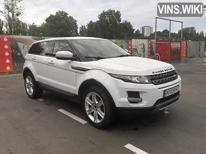 Внедорожник / Кроссовер Land Rover Range Rover Evoque 2013 2 л. Автомат обл. Киевская, Киев - Фото 1/21