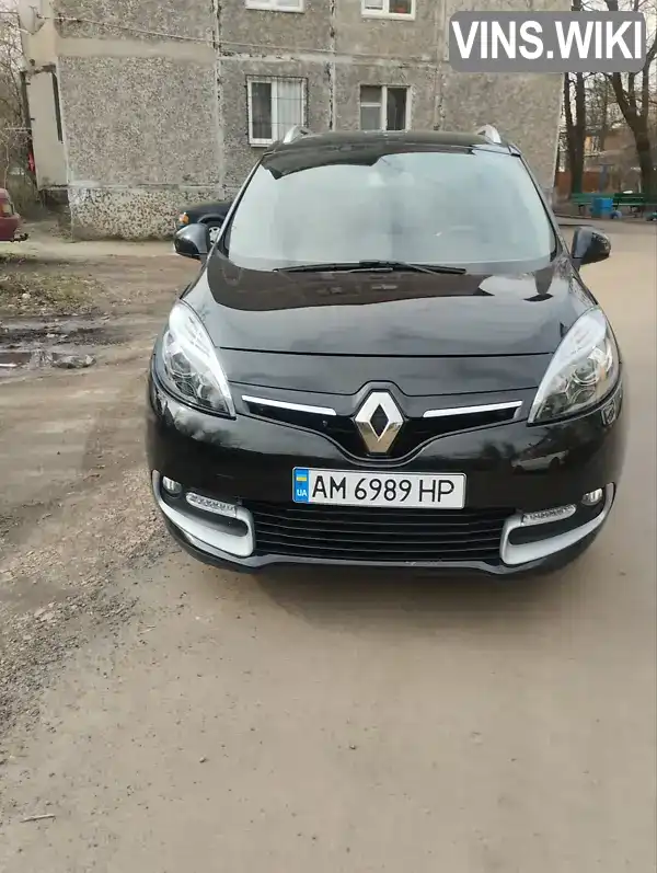 Минивэн Renault Grand Scenic 2016 1.5 л. Автомат обл. Житомирская, Житомир - Фото 1/21