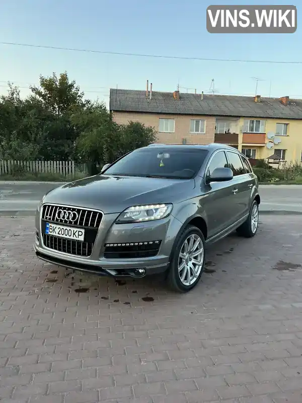 Внедорожник / Кроссовер Audi Q7 2013 3 л. Автомат обл. Ровенская, Рокитное - Фото 1/9