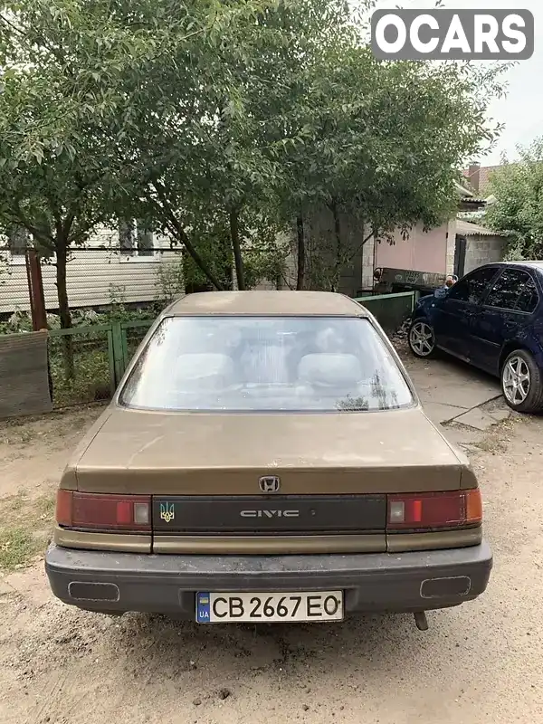 Седан Honda Civic 1987 1.4 л. Ручна / Механіка обл. Чернігівська, Чернігів - Фото 1/9