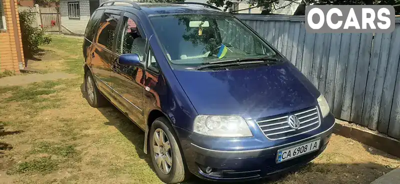 Мінівен Volkswagen Sharan 2002 1.9 л. Автомат обл. Черкаська, Черкаси - Фото 1/5