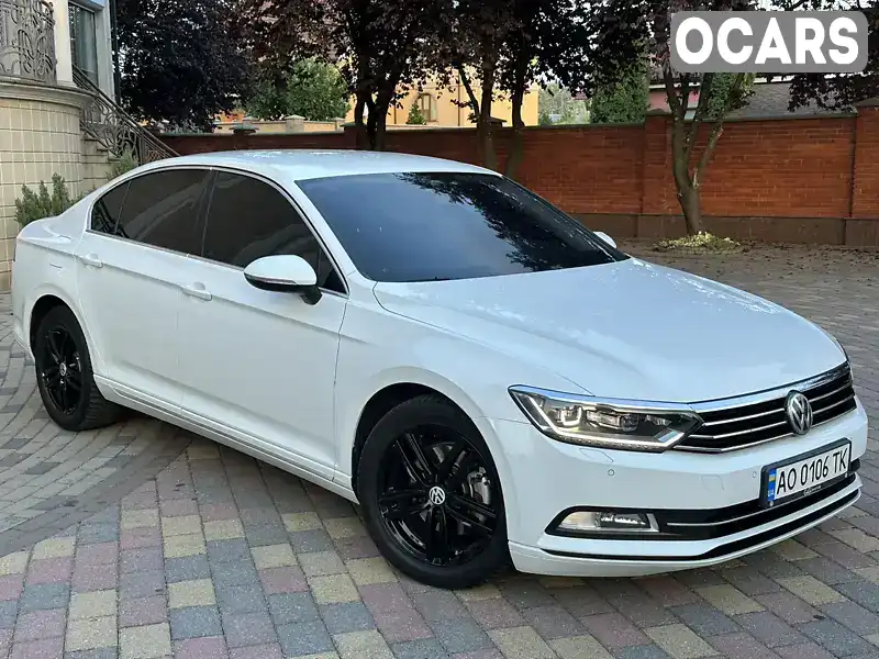 Седан Volkswagen Passat 2016 2 л. Автомат обл. Закарпатська, Мукачево - Фото 1/21