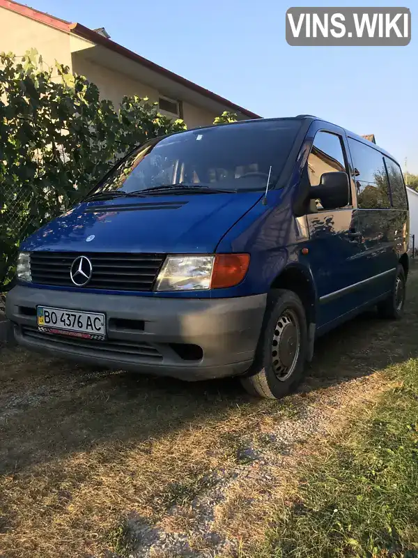 Мінівен Mercedes-Benz Vito 1999 2.15 л. Ручна / Механіка обл. Тернопільська, Чортків - Фото 1/18