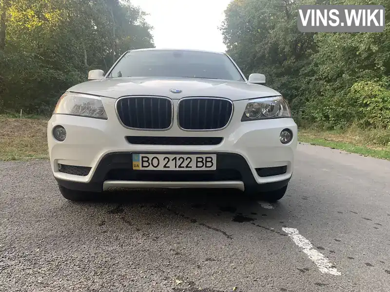 Внедорожник / Кроссовер BMW X3 2012 2 л. Автомат обл. Тернопольская, Теребовля - Фото 1/21