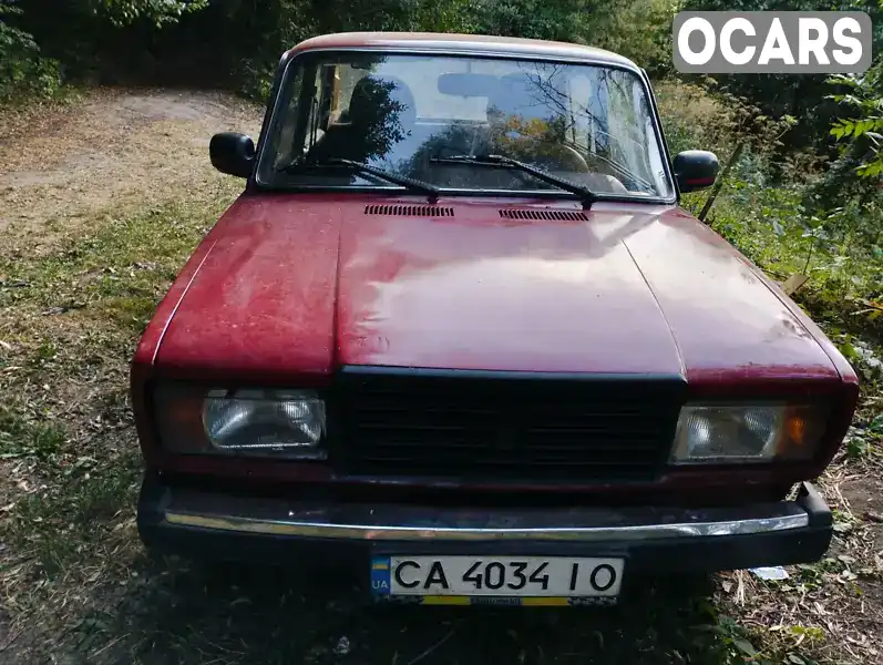 Седан ВАЗ / Lada 2107 1996 1.6 л. Ручна / Механіка обл. Черкаська, Сміла - Фото 1/6