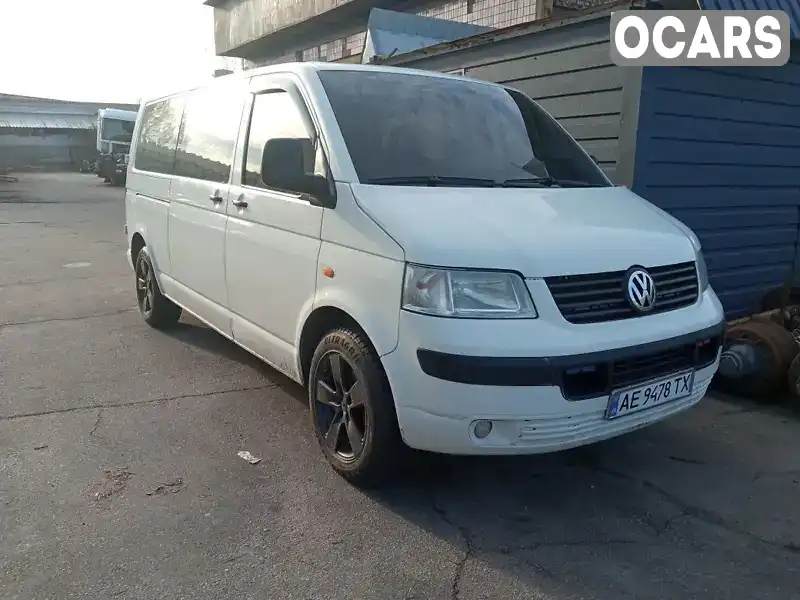 Минивэн Volkswagen Transporter 2005 2.5 л. Ручная / Механика обл. Днепропетровская, Павлоград - Фото 1/11