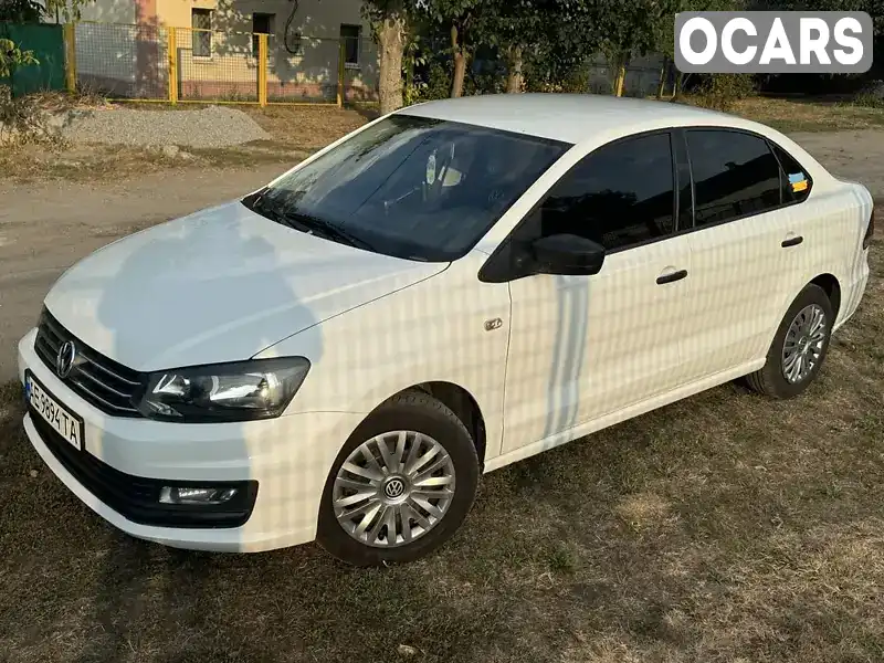 Седан Volkswagen Polo 2016 1.6 л. Автомат обл. Запорізька, Василівка - Фото 1/9