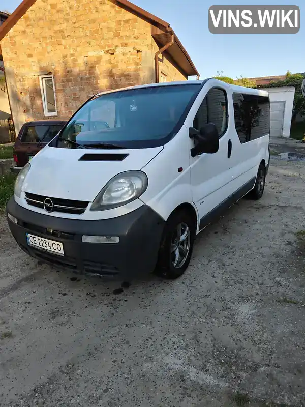 Мінівен Opel Vivaro 2002 1.87 л. Ручна / Механіка обл. Чернівецька, Чернівці - Фото 1/21