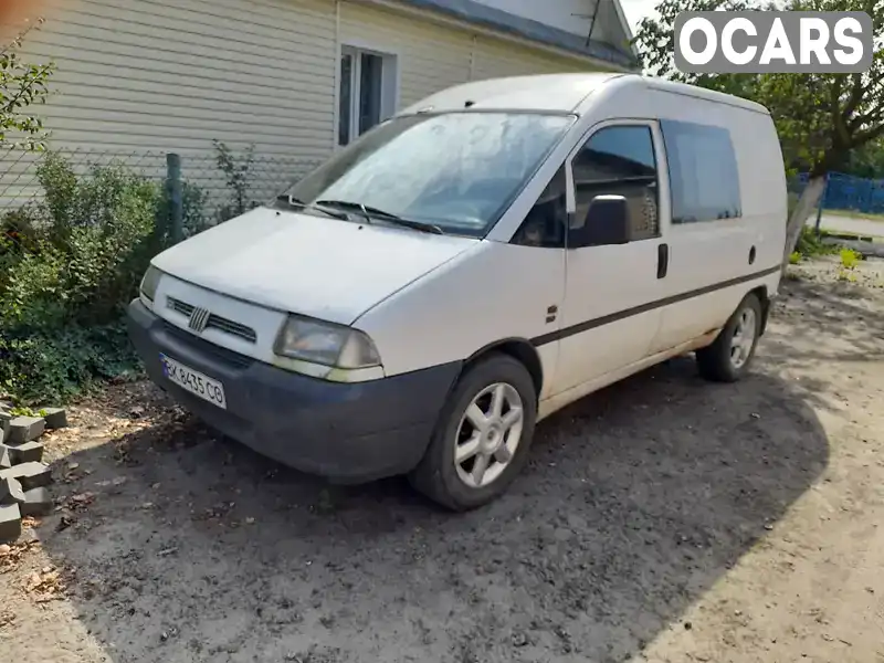 Мінівен Fiat Scudo 2000 1.87 л. Ручна / Механіка обл. Рівненська, Костопіль - Фото 1/10