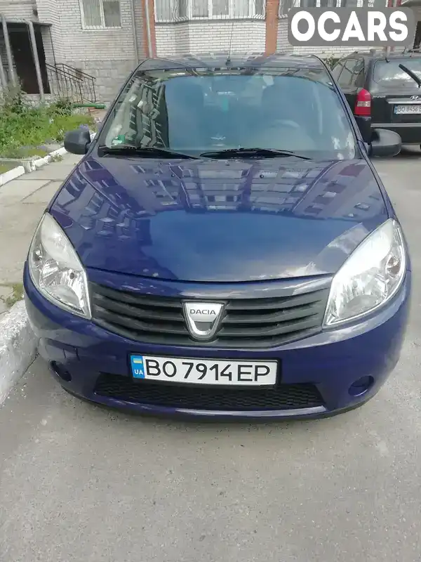 Хетчбек Dacia Sandero 2009 1.4 л. Ручна / Механіка обл. Тернопільська, Тернопіль - Фото 1/20