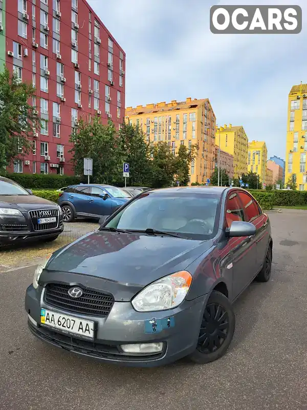 Седан Hyundai Accent 2006 1.6 л. Ручна / Механіка обл. Київська, Київ - Фото 1/21