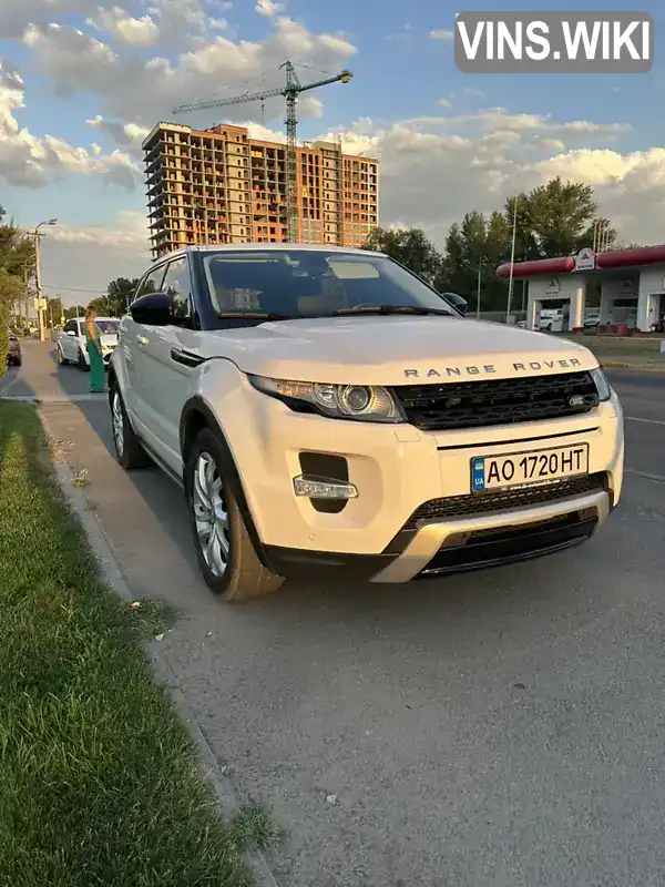 Внедорожник / Кроссовер Land Rover Range Rover Evoque 2015 2.18 л. Автомат обл. Львовская, Львов - Фото 1/21