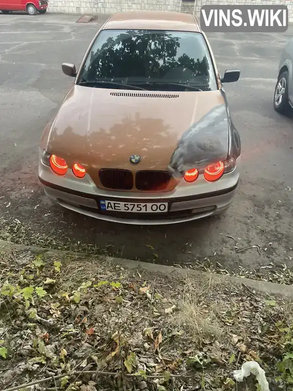 Купе BMW 3 Series 2001 1.8 л. Ручна / Механіка обл. Дніпропетровська, Дніпро (Дніпропетровськ) - Фото 1/11