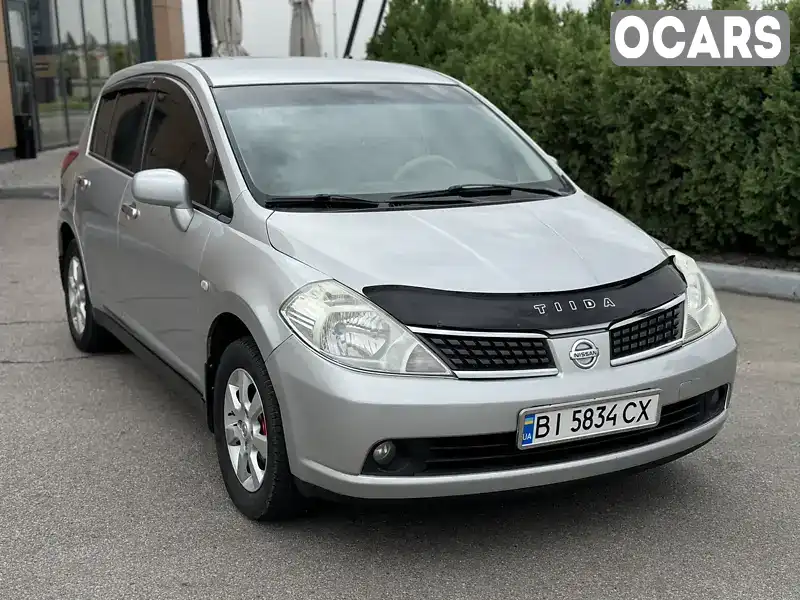 Хетчбек Nissan TIIDA 2007 1.6 л. Автомат обл. Полтавська, Кременчук - Фото 1/21