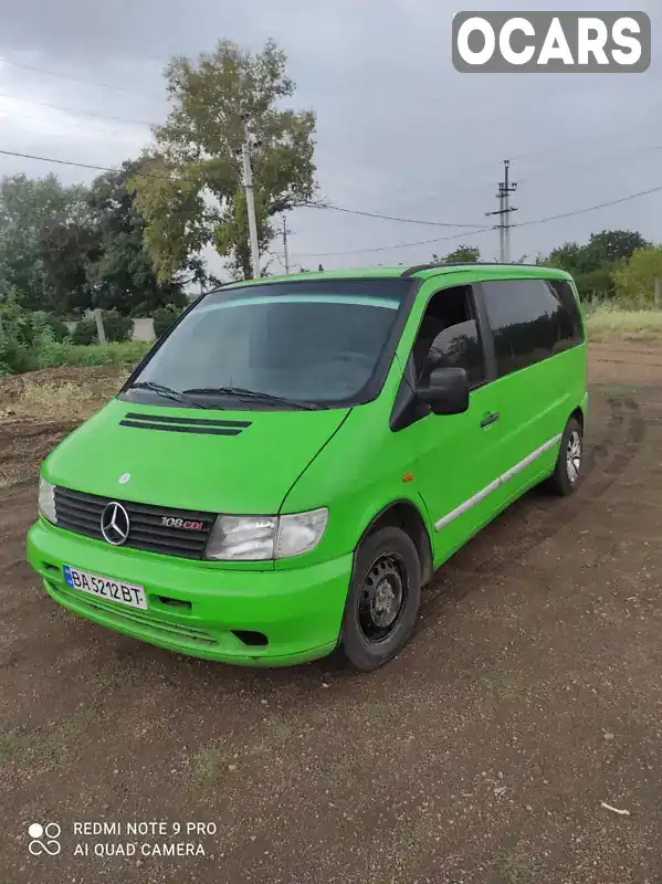 Минивэн Mercedes-Benz Vito 1999 2.15 л. Ручная / Механика обл. Кировоградская, Новоукраинка - Фото 1/12