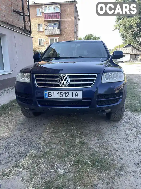 Позашляховик / Кросовер Volkswagen Touareg 2005 2.46 л. Ручна / Механіка обл. Полтавська, Гадяч - Фото 1/12