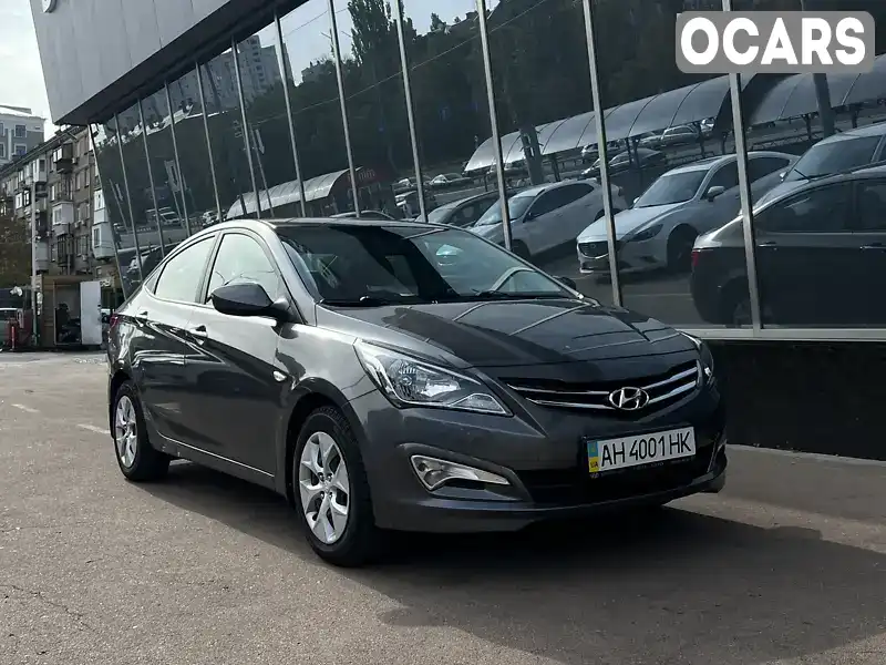 Седан Hyundai Accent 2016 1.4 л. Ручна / Механіка обл. Київська, Київ - Фото 1/21