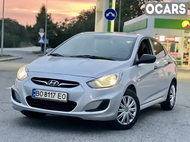 Седан Hyundai Accent 2013 1.4 л. Ручная / Механика обл. Тернопольская, Тернополь - Фото 1/19