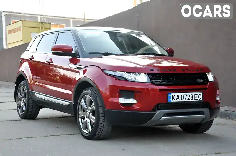 Позашляховик / Кросовер Land Rover Range Rover Evoque 2012 2 л. Автомат обл. Львівська, Львів - Фото 1/21