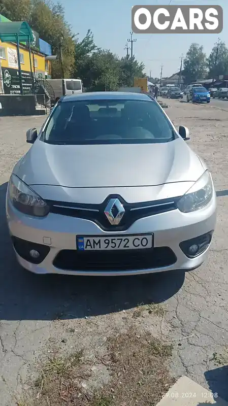 Седан Renault Fluence 2014 1.46 л. Ручна / Механіка обл. Житомирська, Звягель - Фото 1/17