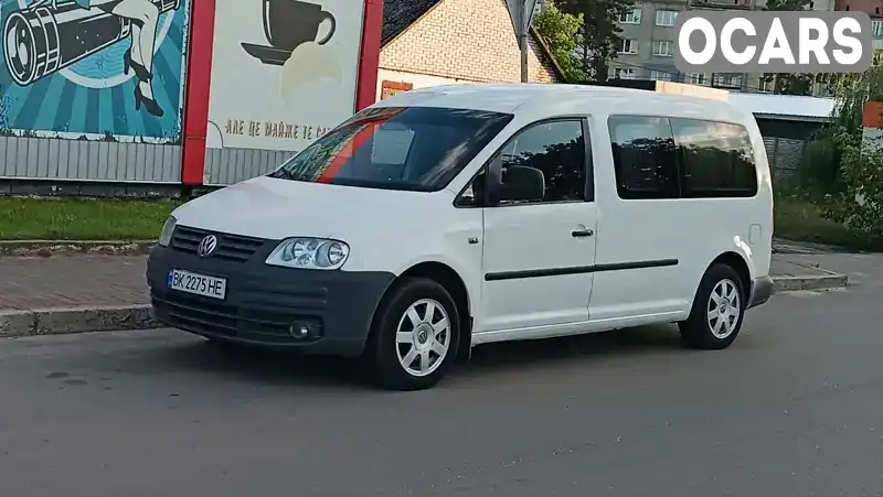 Мінівен Volkswagen Caddy 2009 1.9 л. Ручна / Механіка обл. Рівненська, Сарни - Фото 1/21