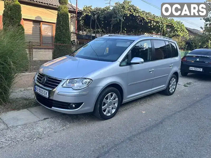 Мінівен Volkswagen Touran 2008 1.39 л. Ручна / Механіка обл. Закарпатська, Виноградів - Фото 1/12